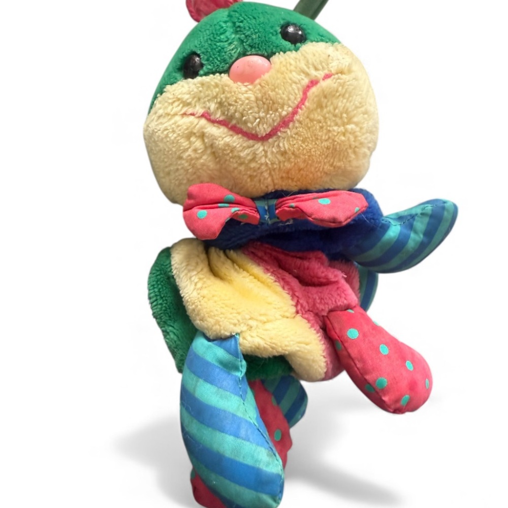 Kids II Musical Plush Caterpillar Pull Toy Baby Beautiful Dreamer Bright Colors